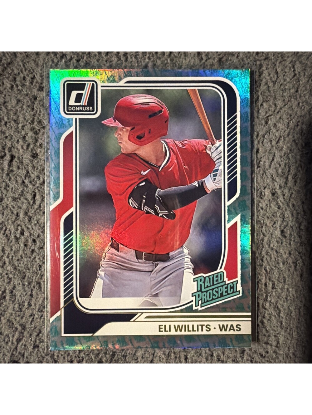 2026 Panini Donruss Liberty Parallel Eli Willits Rated Prospect #156 Nationals